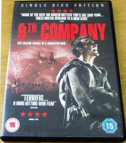 Cult Film: 9th Company DVD [BBox 12] Russian with English Sub titles