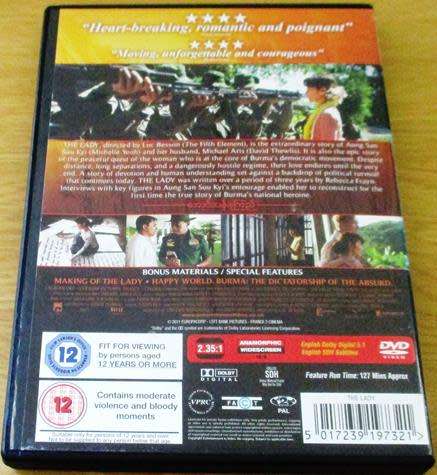 Cult Film: The Lady DVD [BBox 12]