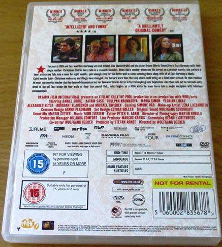 Cult Film: Goodbye Lenin! DVD [BBox 12] German with English Subtitles