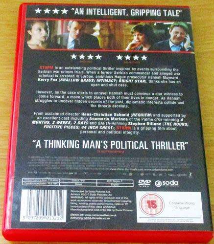 Cult Film: Storm One Woman`s Quest for Justice DVD [BBox 12]