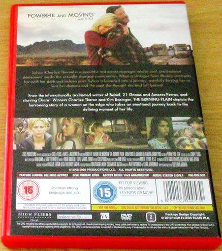 Cult Film: The Burning Plain DVD Kim Basinger Charlize Theron [BBox 12]