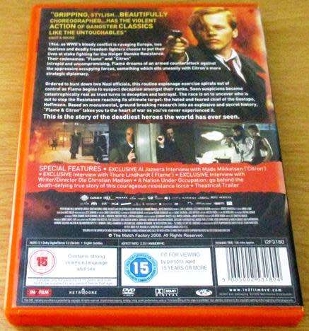 Cult Film: Flame and Citron The Nazi Assassins [BBox 12] Danish with English Subtitles