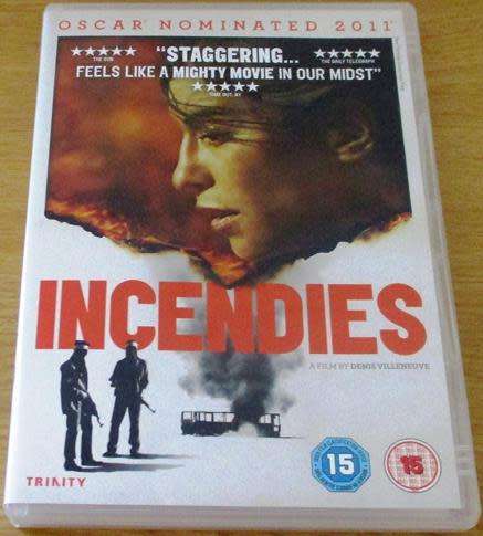 Cult Film: Incendies DVD [BBox 12] French Arabic with English Subtitles
