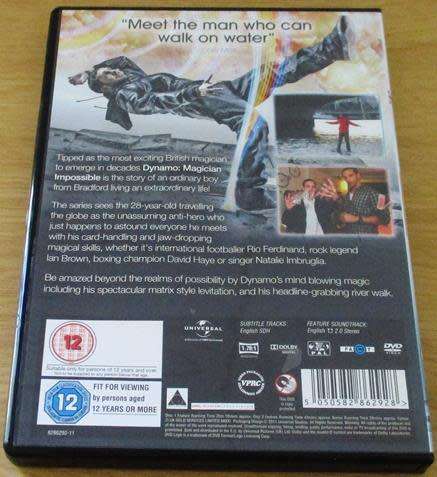 Cult Film: Dynamo: Magician Impossible DVD [BBOX 13] English with English Subtitles