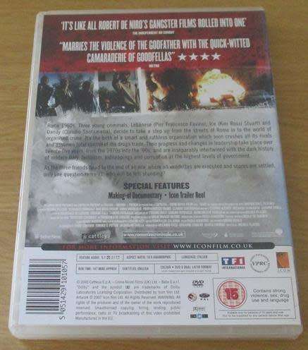 Cult Film: Romanzo Criminale DVD [BBOX 13] Italian with English Subtitles