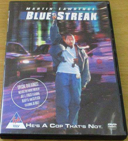 Cult Film: The Blue Streak DVD Martin Lawrence  [BBOX 13]