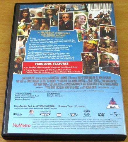 Cult Film: The Boat that Rocked DVD Bill Nighy Nick Frost [BBOX 13]