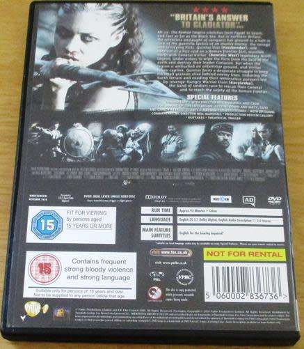 Cult Film: Centurion DVD Michael Fassbender [BBOX 13]