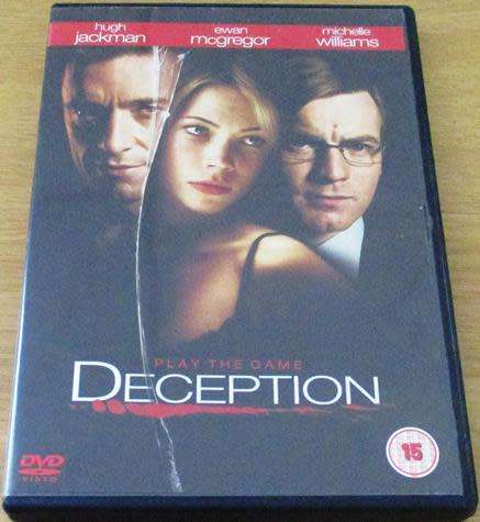 Cult Film: Deception DVD Hugh Jackman Ewan McGregor [BBOX 13]