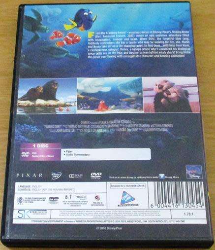 Cult Film: Finding Dory DVD  [BBOX 13]