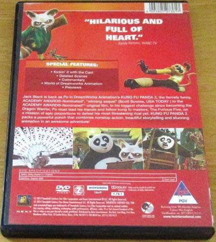 Cult Film: Kung Fu Panda DVD [BBOX 13]