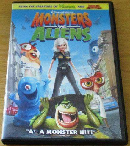 Cult Film: Monsters Vs Aliens DVD [BBOX 13]