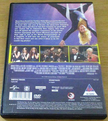 Cult Film: Pitch Perfect 2 DVD [BBOX 13]