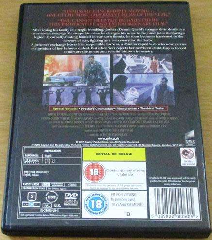 Cult Film: Savior DVD Dennis Quaid Nastassja Kinski [BBOX 14]