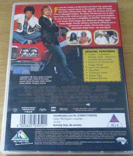 Cult Film: Starsky and Hutch DVD Ben Stiller Owen Wilson [BBOX 14]