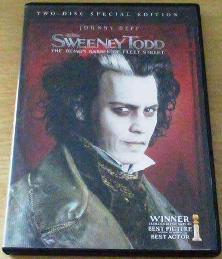 Cult Film: Sweeney Todd DVD Johnny Depp [BBOX 14]