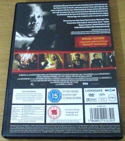 Cult Film: Thick as Thieves DVD Morgan Freeman Antonio Banderas DVD [BBOX 14]