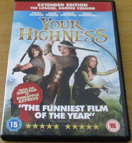 Cult Film: Your Highness DVD Natalie Portman James Franco [BBOX 14]