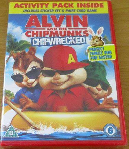 Cult Film: Alvin and Chipmunks Chipwrecked DVD  [BBOX 14]