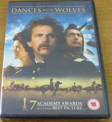 Cult Film: Dances with Wolves DVD Kevin Costner   [BBOX 14]