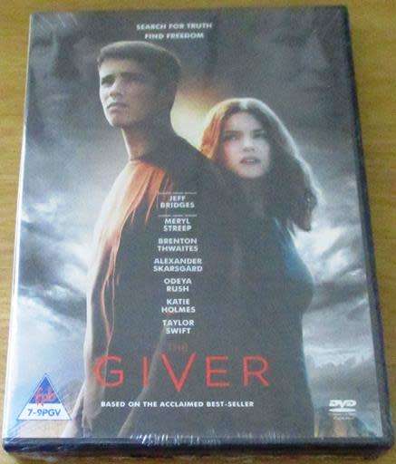 Cult Film: The Giver DVD Jeff Bridges Meryl Streep Taylor Swift  [BBOX 14]