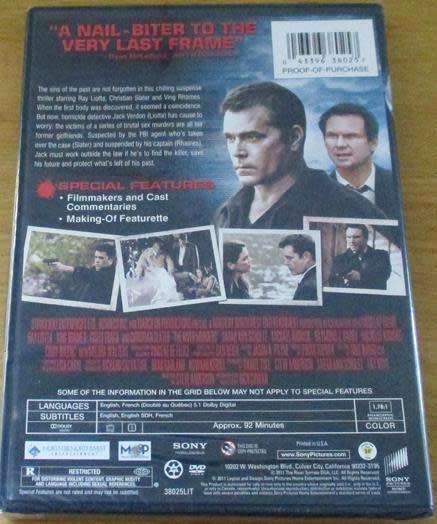 Cult Film: The River Murders DVD Ray Liotta Christian Slater [BBOX 14]