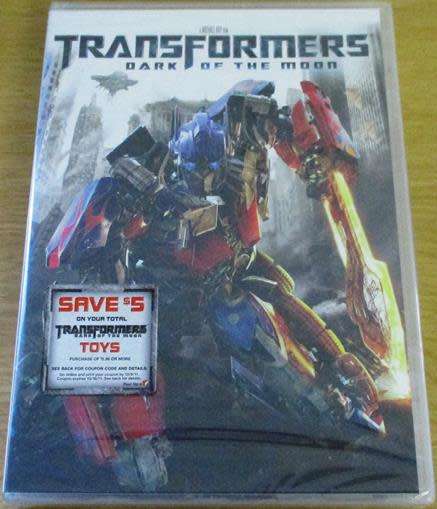 Cult Film: Transformers DVD Dark of the Moon [BBOX 14]