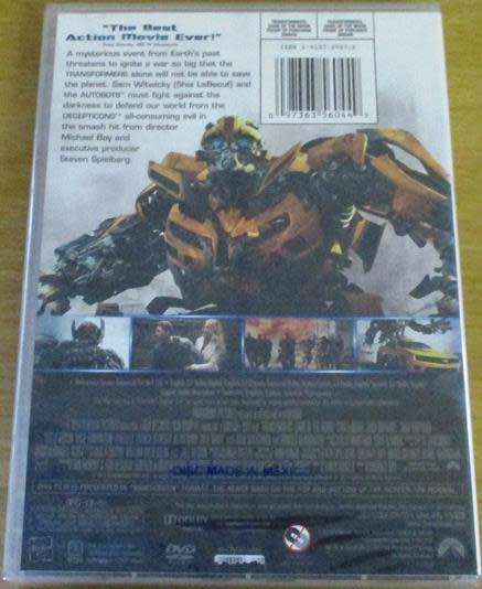 Cult Film: Transformers DVD Dark of the Moon [BBOX 14]