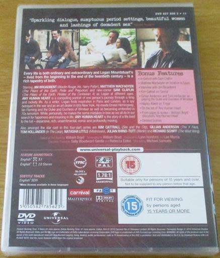 Any Human Heart Series DVD Jim Broadbent [BBOX 15]