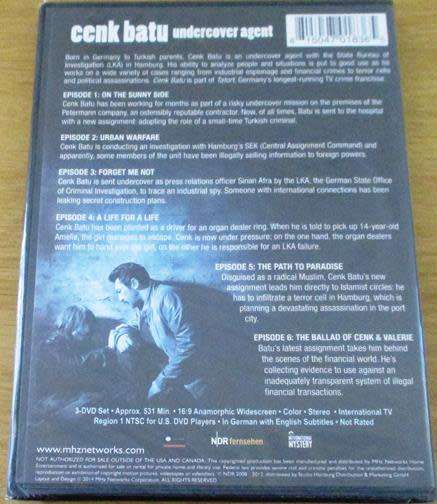 Cent Batu Undercover Agent DVD [BBOX 15] Crime investigations German with English Subtitles