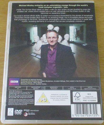 Inside the Human Body BBC DVD [BBOX 15]