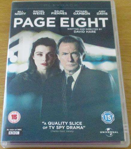 Page Eight DVD Bill Nighy Spy Drama [BBOX 15]