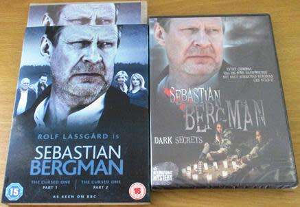 Sebastian Bergman Dark Secrets + The Cursed One DVDs Crime [BBOX 15] Swedish with English Subtitles
