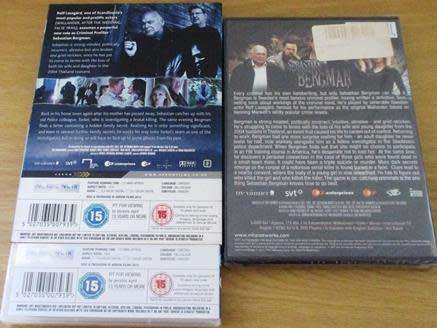 Sebastian Bergman Dark Secrets + The Cursed One DVDs Crime [BBOX 15] Swedish with English Subtitles