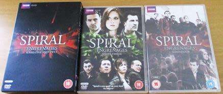 Spiral Engrenages Series 1 - 4 DVD Crime Drama [BBOX 15]