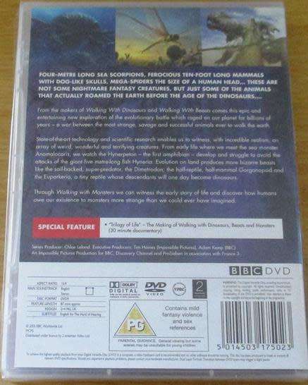 Walking With Monsters, Life before Dinosaurs DVD BBC [BBOX 15]