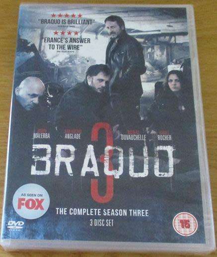 Braquo 3  The Complete Season 3  3xDVD Crime Investigation [BBOX 15] French with English Titles