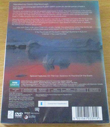 BBC Earth Frozen Planet The Complete Series DVD [BBOX 15]