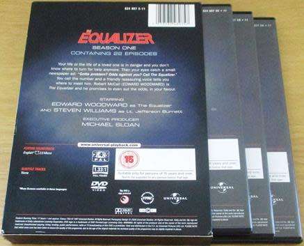 The Equalizer Volume One containing 22 Episodes DVD [BBOX 11]