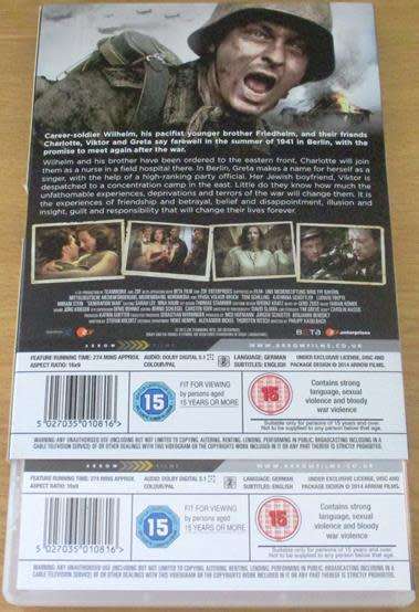 Generation War DVD BBC 1941 [BBOX 11] German with English Subtitles