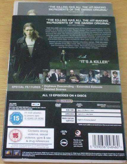 The Killing The Complete First Season 13 Episodes DVD Crime Investigation [BBOX 11]