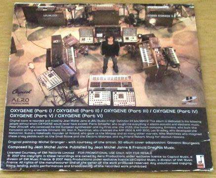 JEAN MICHEL JARRE Oxygene CD The Mail [card sleeve box]
