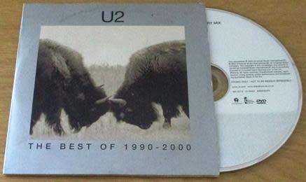 U2 The Best of 1990-2000 DVD [card sleeve box]