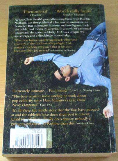 Feel ROBBIE WILLIAMS by Chris Heath book