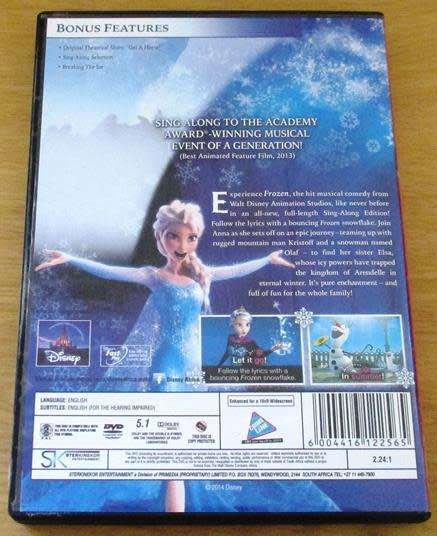 FROZEN Sing along Edition DVD [DVD BBOX 2]
