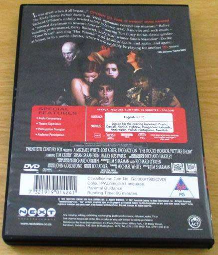 THE ROCKY HORROR PICTURE SHOW DVD [DVD BBOX 2]