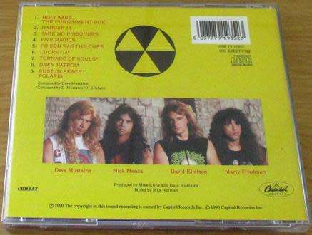MEGADETH Rust in Peace CD