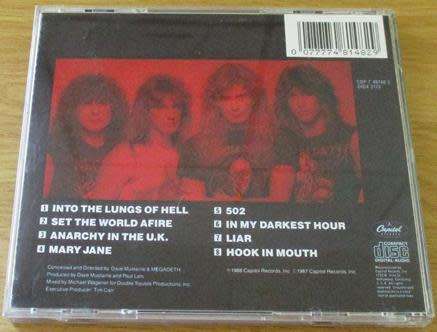 MEGADETH So Far, So Good So What? CD