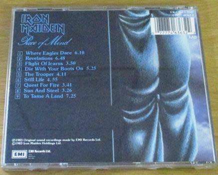 IRON MAIDEN Piece of Mind CD