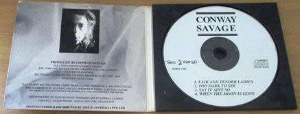 CONWAY SAVAGE Features Bad Seeds Mick Harvey and Martin Casey 4 Track CD Single
